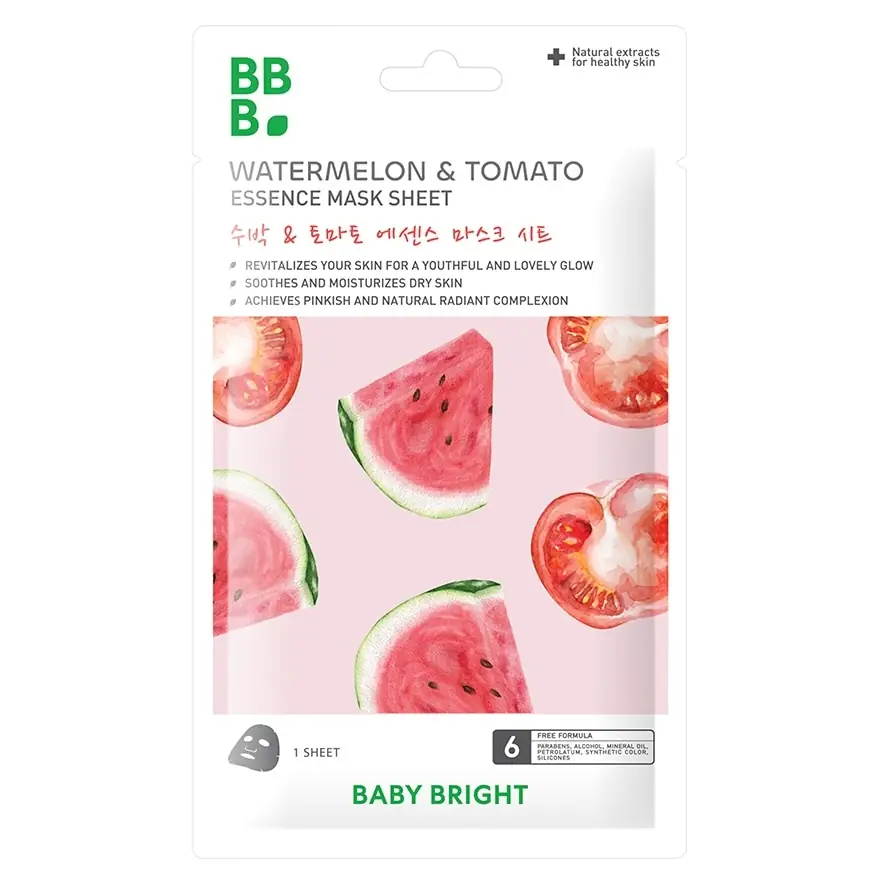 Mask Sheet Watermelon Tomato Essence