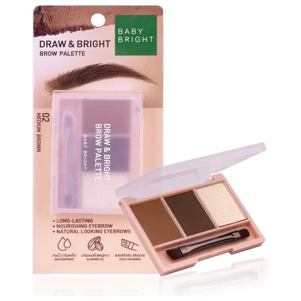 Draw & Bright Brow Palette