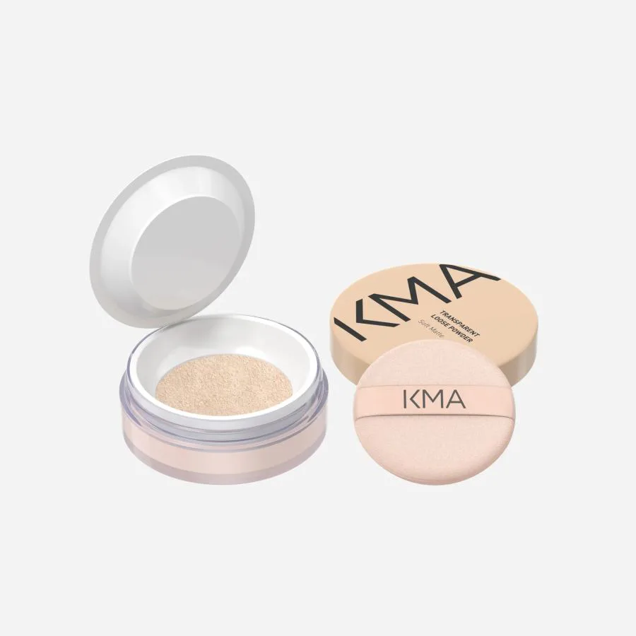 KMA Transparent Loose Powder แป้งฝุ่นโปร่งแสง คุมมัน