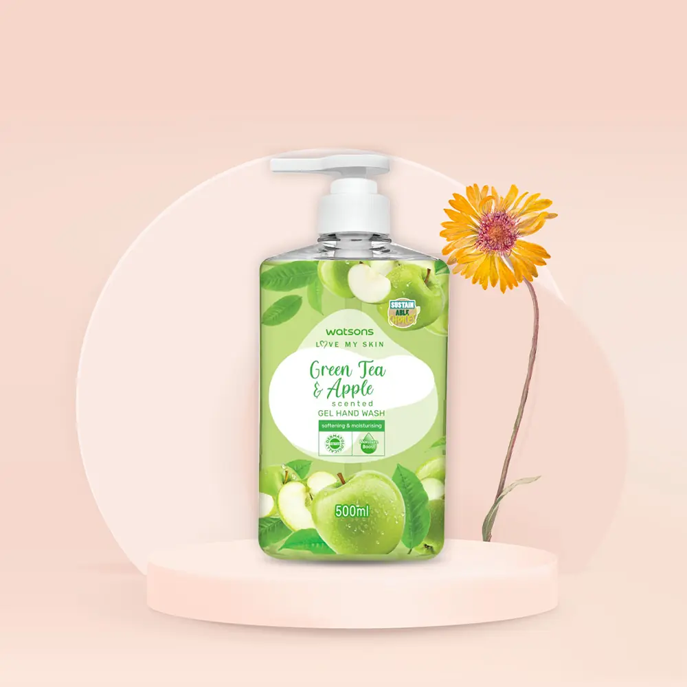 Love My Skin Green Tea Apple Scented Gel Hand Wash