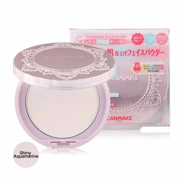Transparent finish powder