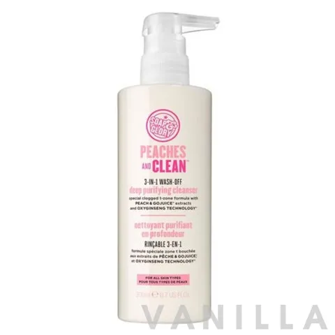 Peaches And Clean 3-In-1 Wash-Off Deep Purifying Cleanser