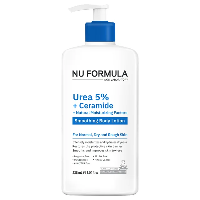 Urea 5% + Ceramide + Natural Moisturizing Factors Smoothing Body Lotion
