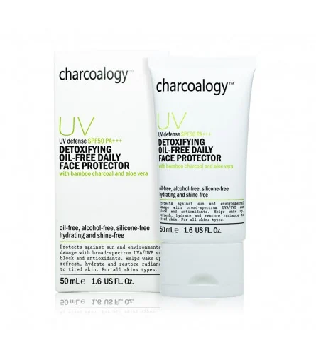 UV defense SPF50PA+++ Detoxifying Oil-Free Daily Face Protector