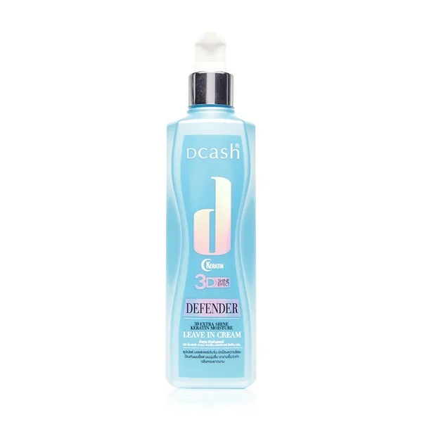 Defender 3D Extra Shine Keratin Moisture Leave On Cream