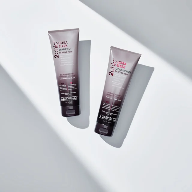 2chic Ultra Sleek Leave-In Conditioning & Styling Elixir Brazilian Keratin & Argan Oil