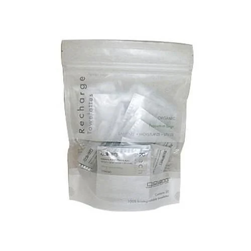 Recharge Sanitizing Towelettes Peppermint Surge 8 in x 6 in Each