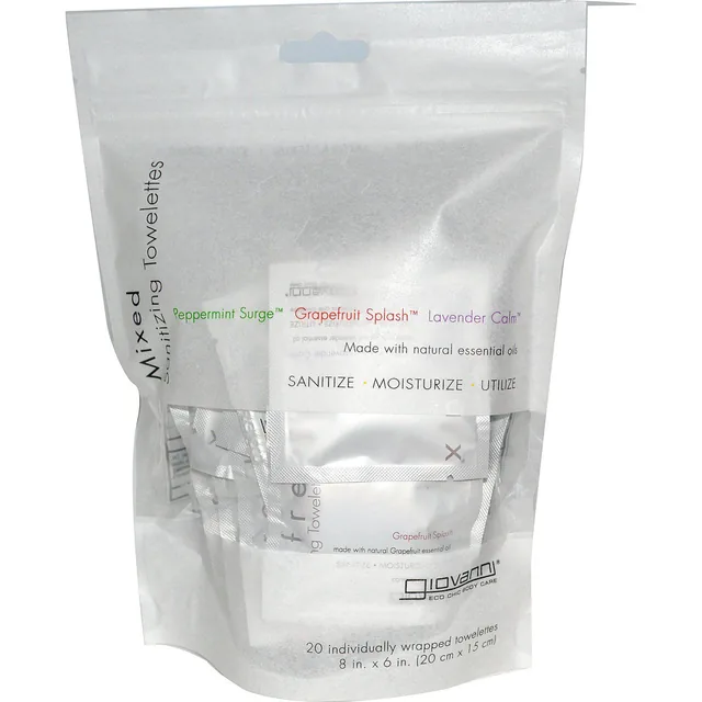 Relax Sanitizing Towelettes Lavender Calm 8 in x 6 in Each