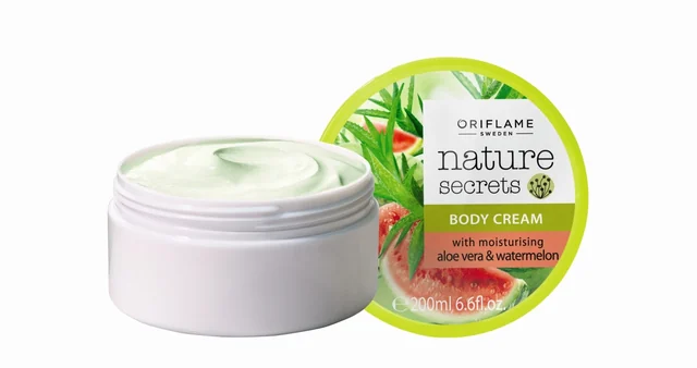 Nature Secrets Body Cream with Moisturising Aloe Vera & Watermelon