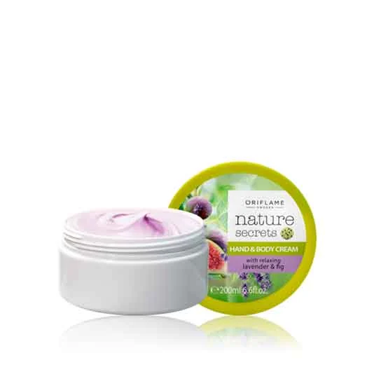 Nature Secrets Hand & Body Cream with Relaxing Lavender & Fig