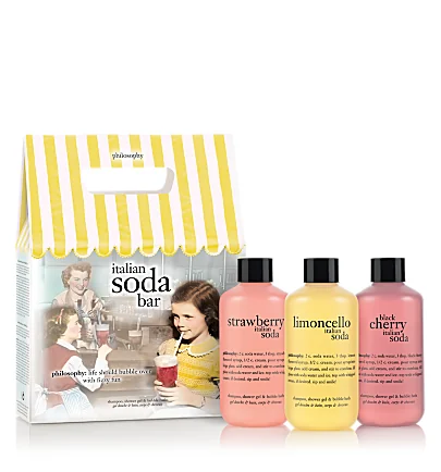 'Italian Soda Bar' Shampoo, Shower Gel & Bubble Bath Trio