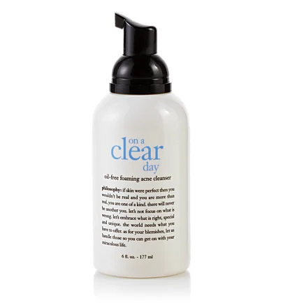 On A Clear Day Foaming Acne Cleanser Oil-free, Foaming Acne Cleanser