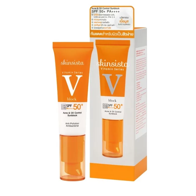 V Block Oil Control & Acne Sunblock SPF50+ PA++++