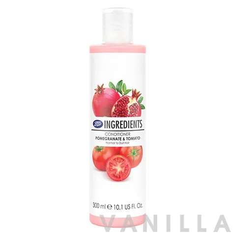 Ingredients Pomegranate & Tomato Conditioner