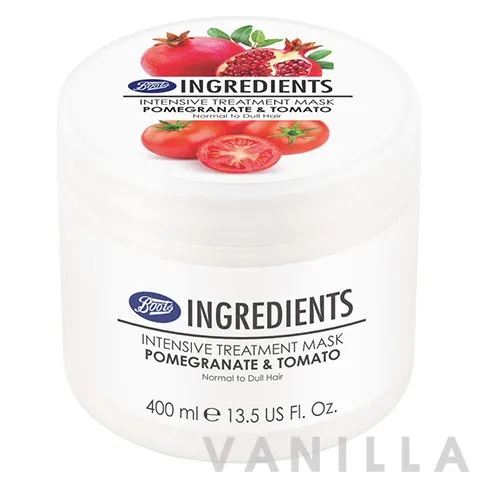 Ingredients Pomegranate & Tomato Intensive Treatment Mask