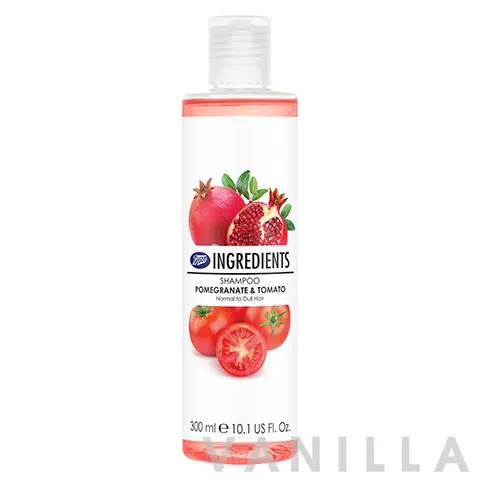 Ingredients Pomegranate & Tomato Shampoo