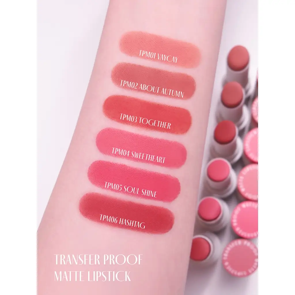 Transfer Proof Matte Lipstick