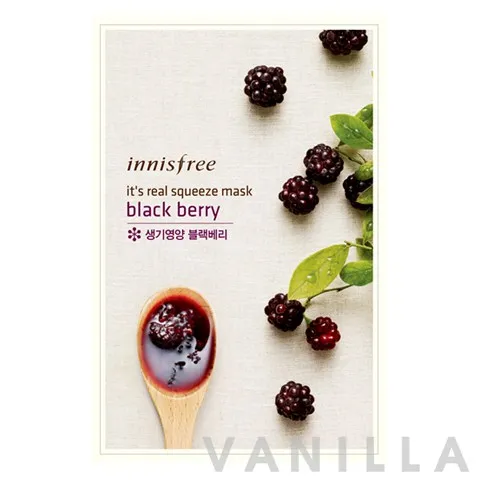 It's Real Squeeze Mask Black Berry