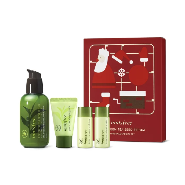 Green Christmas 2016 Collection The Green Tea Seed Serum Christmas Special Set