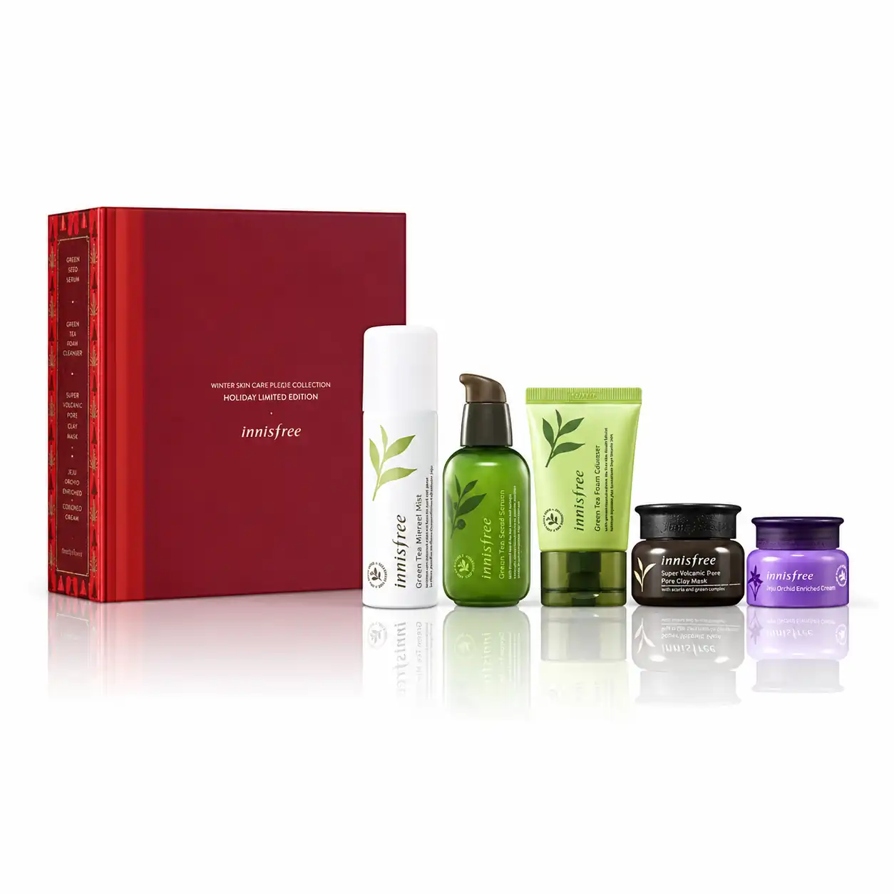 Green Christmas Holiday 2017 Winter Skin Care Puzzle Collection