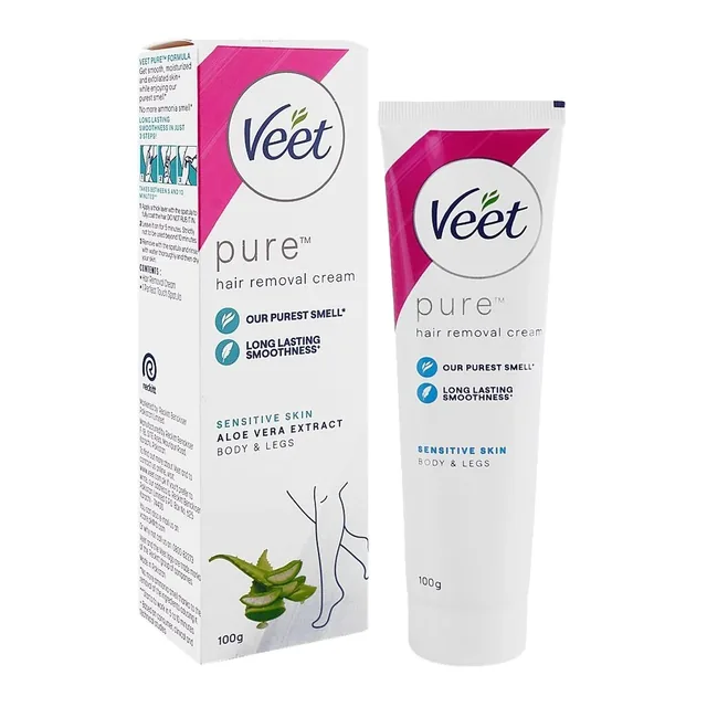 Hair Removal Cream With Aloe Vera & Vitamin E For Sensitive Skin