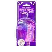 White Purple Travel Set