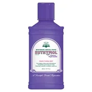 white purple dental rinse