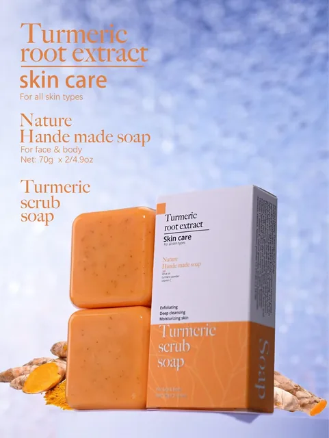 Stripe Tease Soap Turmeric Ylang Ylang Lemongrass