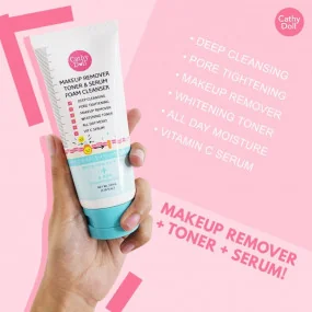 Make Up Remover Toner & Serum + Foam Cleanser
