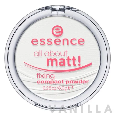 All About Matt Fixing Compact Powder