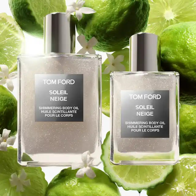 Soleil Neige Shimmering Body Oil Platnium