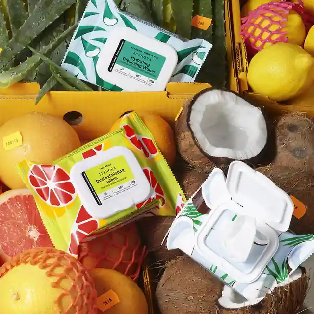Mini Colorful Cleansing Wipes Watermelon