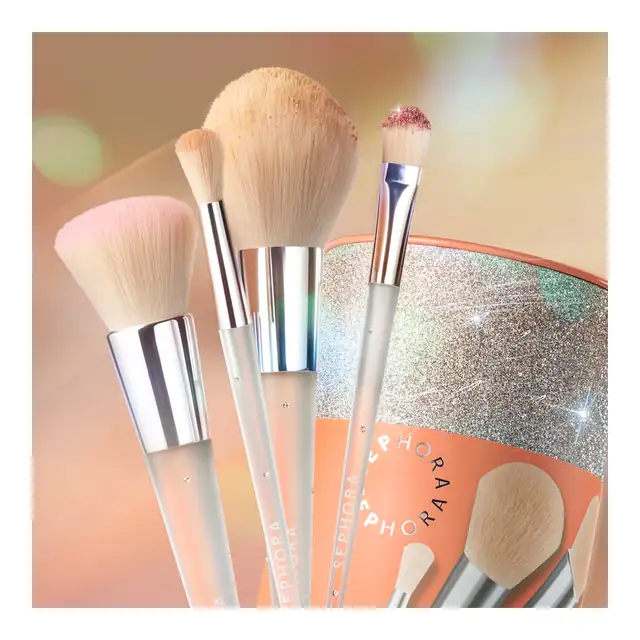 Rose Gold Mineral Brush Set