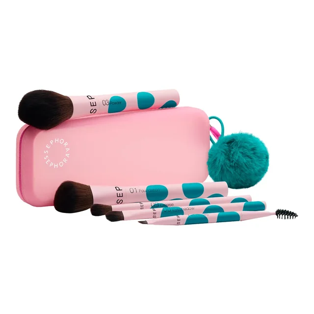 Set of 3 To-Go Essential Brushes Set (Holiday Limited Edition)
