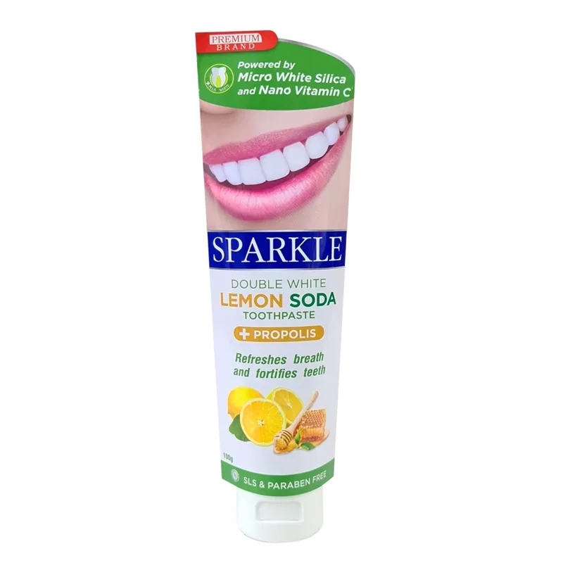Double White Toothpaste Lemon Soda