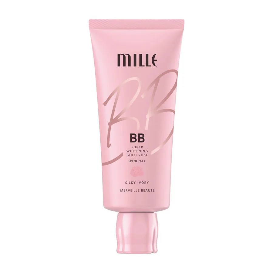 MILLE บีบีครีม SUPER WHITENING GOLD ROSE BB CREAM SPF30 PA++