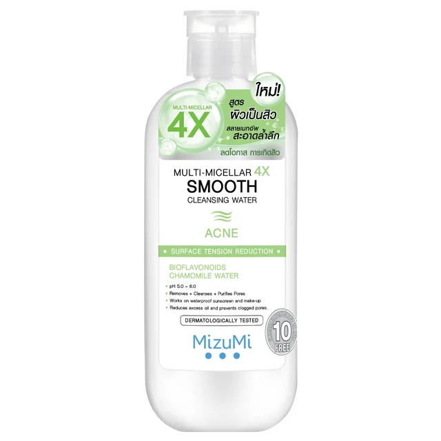 Multi-Micellar 4x Smooth Cleansing Water Acne