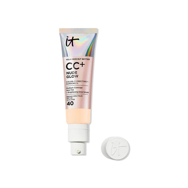 CC+ Nude Glow Lightweight Foundation + Glow Serum with SPF 40