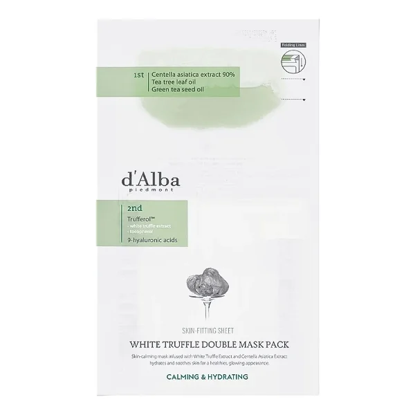White Truffle Double Mask Pack Calming & Hydrating