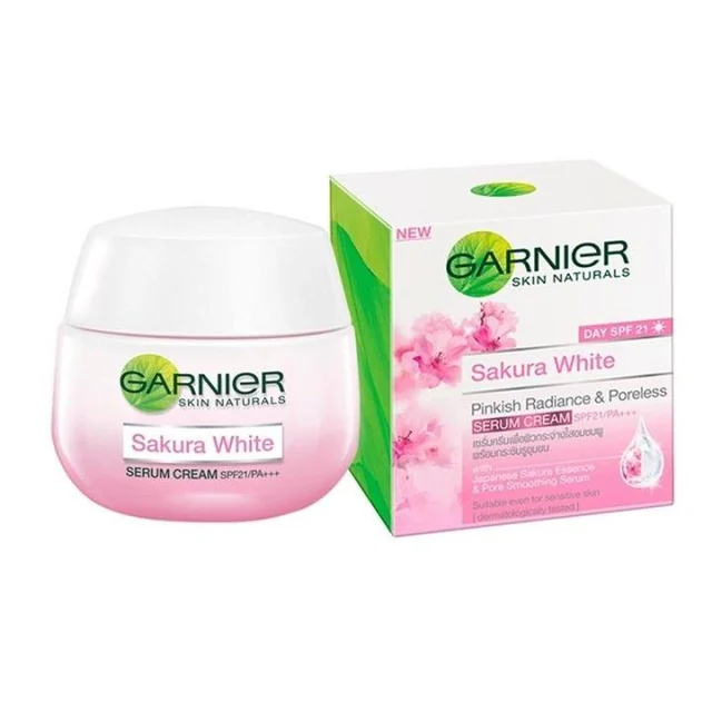Sakura White Poreless Serum Cream SPF21/PA++