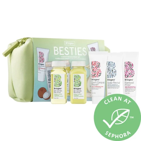 Besties Apple, Matcha + Kale Clean Hair Discovery Kit
