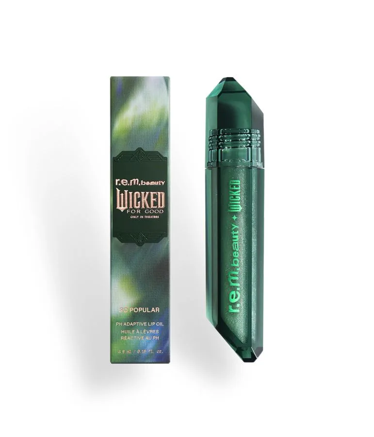 r.e.m. beauty x Wicked: For Good So Popular pH Adaptive Lip Oil