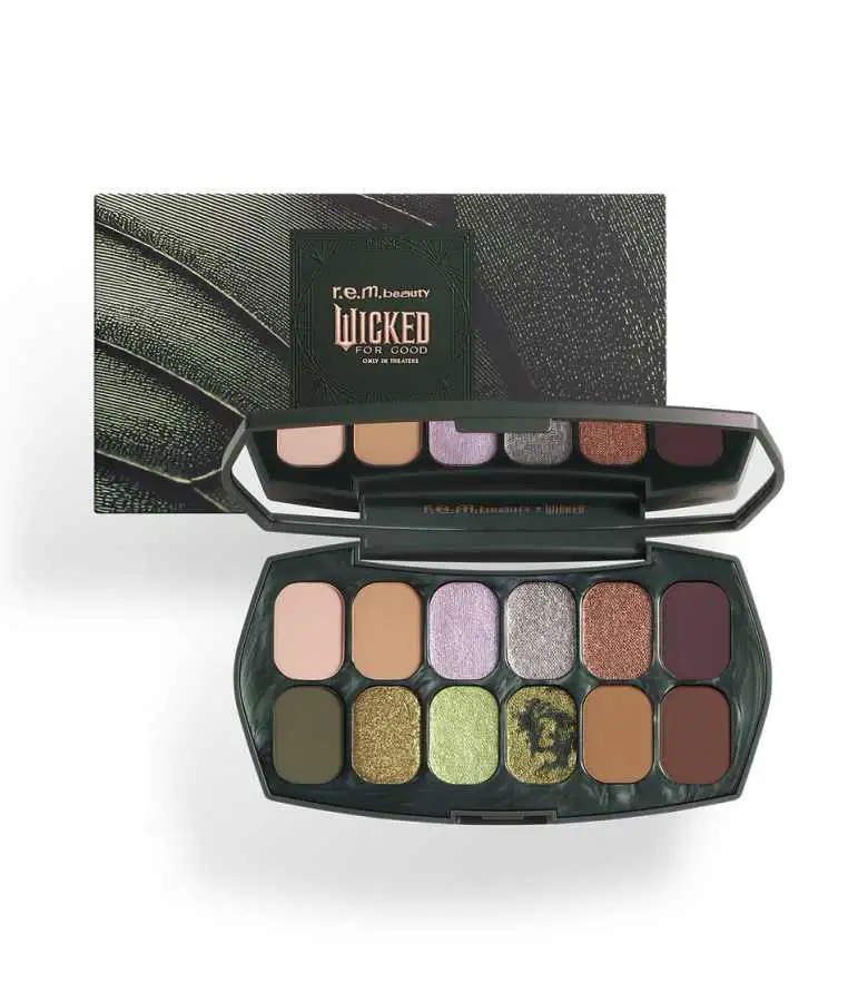 r.e.m. beauty x Wicked: For Good Ozian Forest Eyeshadow Palette