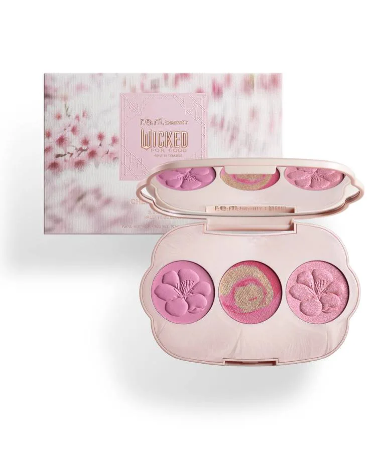 r.e.m. beauty x Wicked: For Good Cherry Blossom Blush Palette
