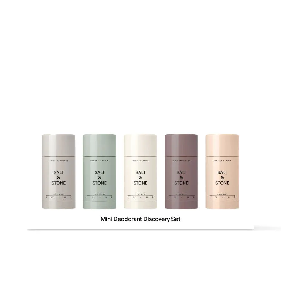 Salt & Stone Deodorant Mini Discovery Set (Holiday Limited Edition)