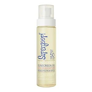 Sun-Defying Sunscreen Oil with Meadowfoam SPF50