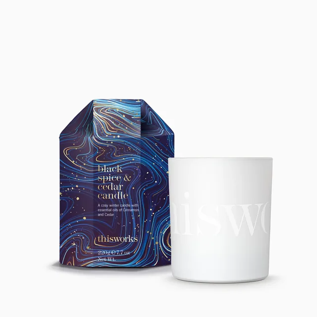 Black Spice & Cedar Candle