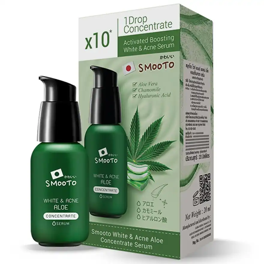 White & Acne Aloe Concentrate Serum