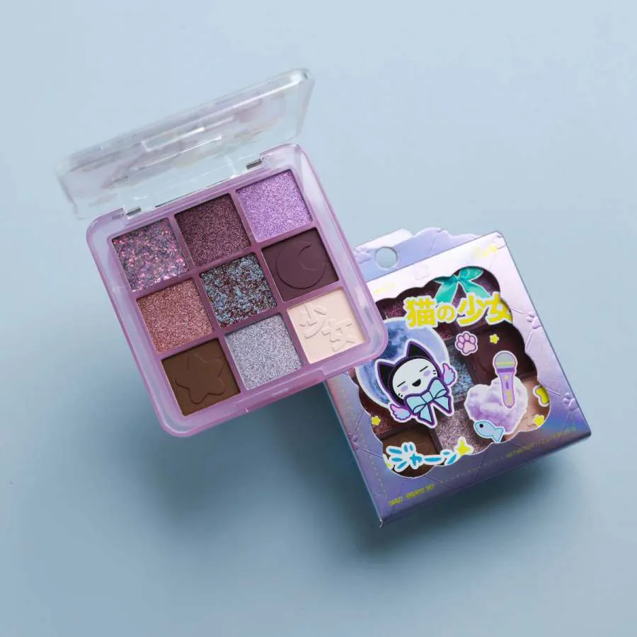 RUDE Chibi Manga 9 Color Eyeshadow Palette