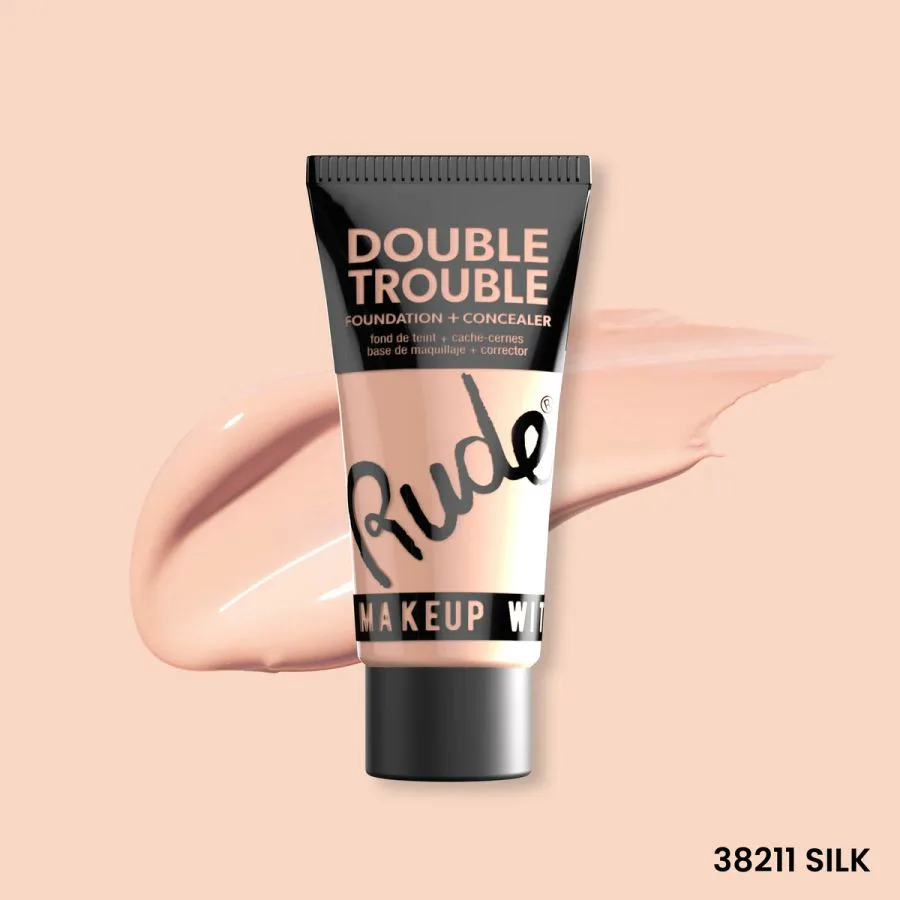 RUDE Double Trouble Foundation and Concealer